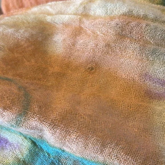 Anthropologie Fluttery Papillon Wool Fringe Scarf - Picture 10 of 10